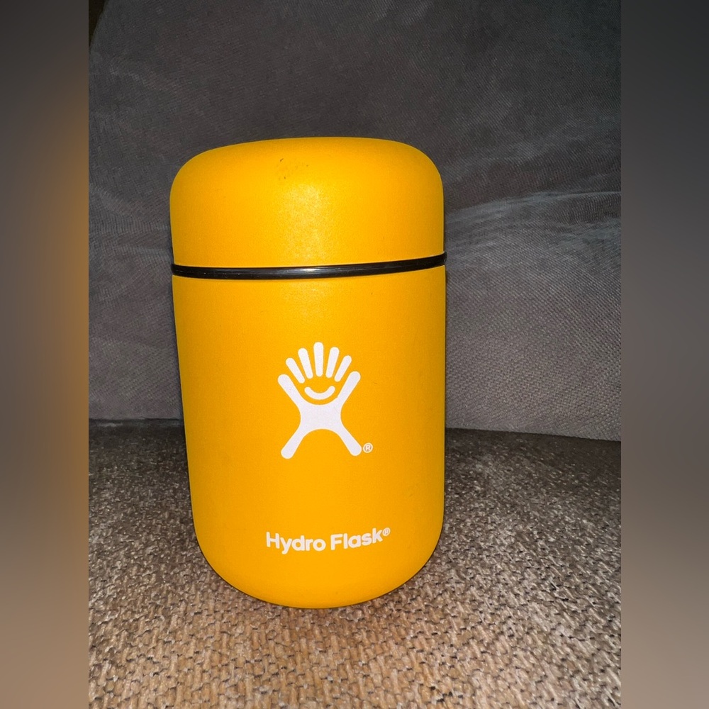 Yellow Insulated Hydro Flask 12 Oz